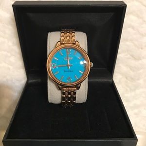 Ecclissi Sleeping Beauty Turquoise Gold Watch